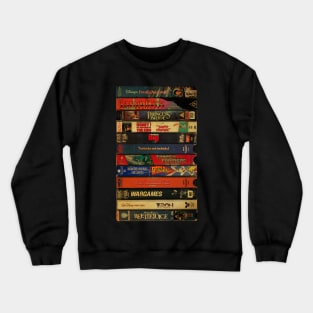 Retro 80s Classic Kids Films - Cassette Style Crewneck Sweatshirt